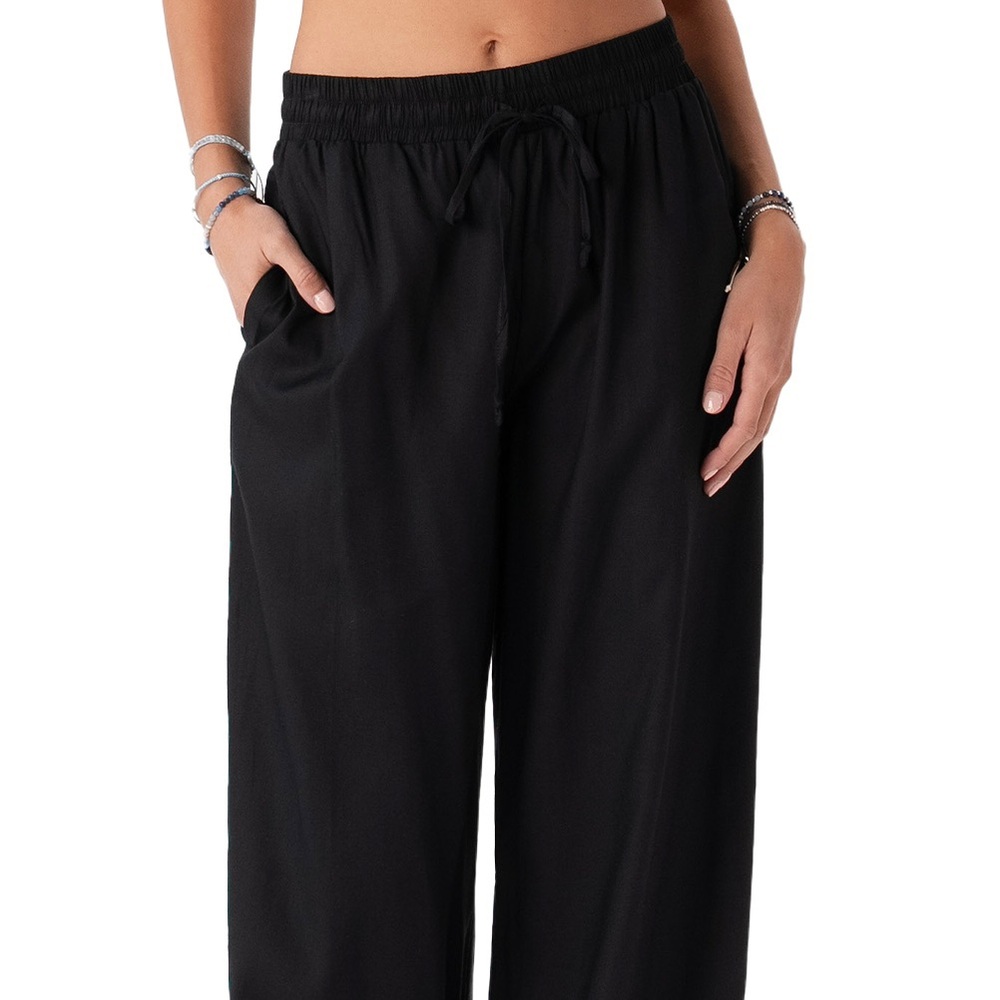 Abercrombie & Fitch Black Wide Leg Short Pants
